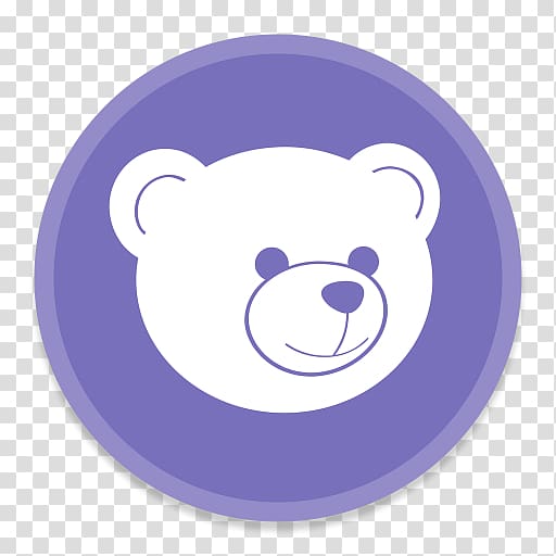 Computer Icons TunnelBear, purple bear transparent background PNG clipart