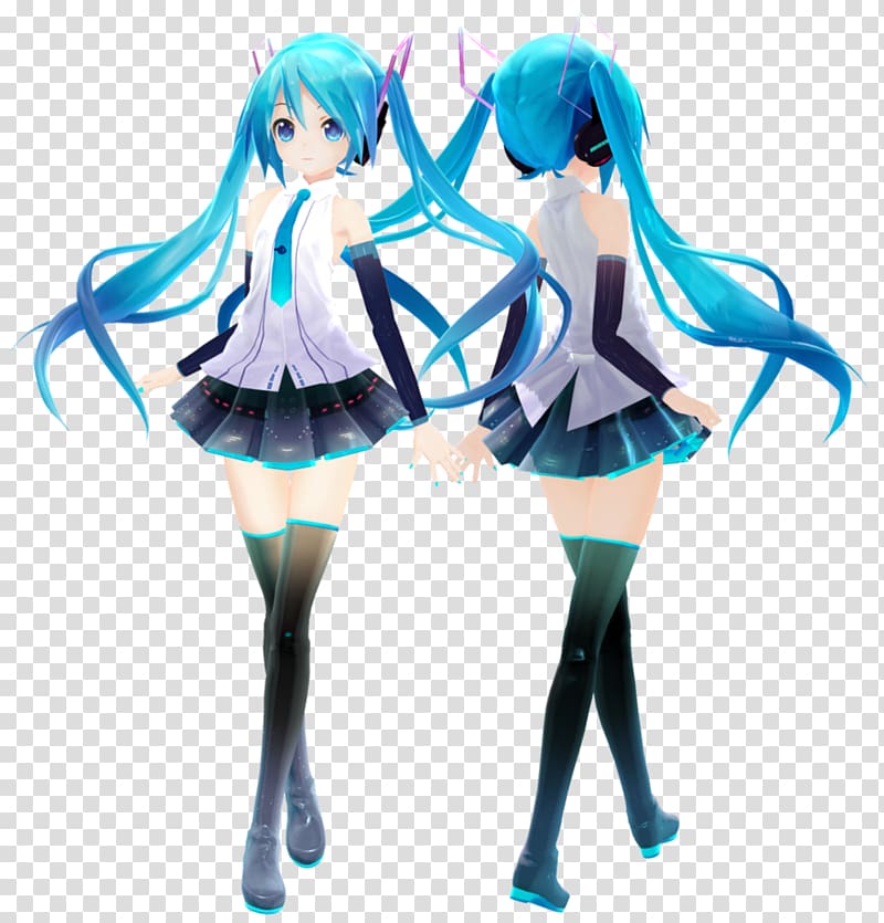 Hatsune Miku MikuMikuDance Megpoid Blender, appearance transparent background PNG clipart