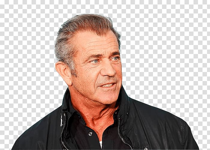 man in black full-zip jacket, Mel Gibson transparent background PNG clipart
