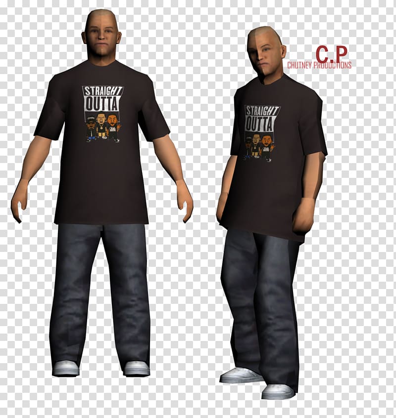 T-shirt Overcoat Jeans ZBrush Boot, straight outta compton transparent background PNG clipart