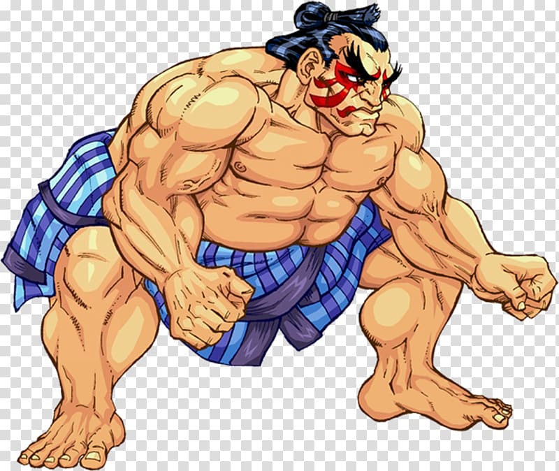 Street Fighter II: The World Warrior Super Street Fighter II Street Fighter IV M.U.G.E.N E. Honda, Sumo transparent background PNG clipart