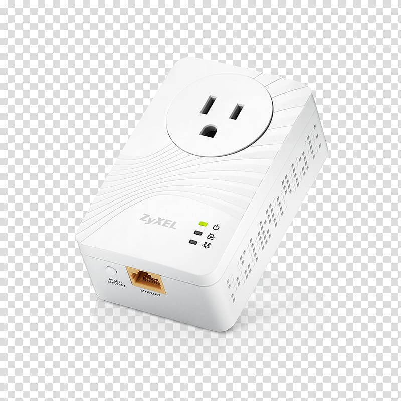 Adapter Power-line communication Ethernet AC power plugs and sockets Zyxel, powerline transparent background PNG clipart