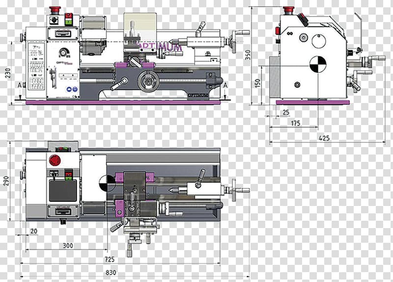 Metal lathe Machine Revolutions per minute, Euler Tour Technique transparent background PNG clipart