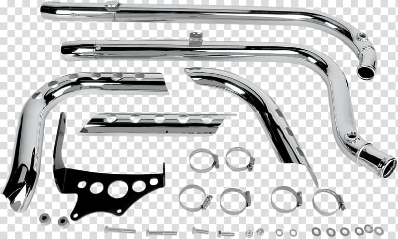 Exhaust system カスタムパーツ Motorcycle Muffler Harley-Davidson, exhaust pipe transparent background PNG clipart