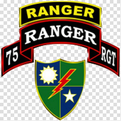 75th Ranger Regiment United States Army Rangers 1st Ranger Battalion Ranger tab, military transparent background PNG clipart