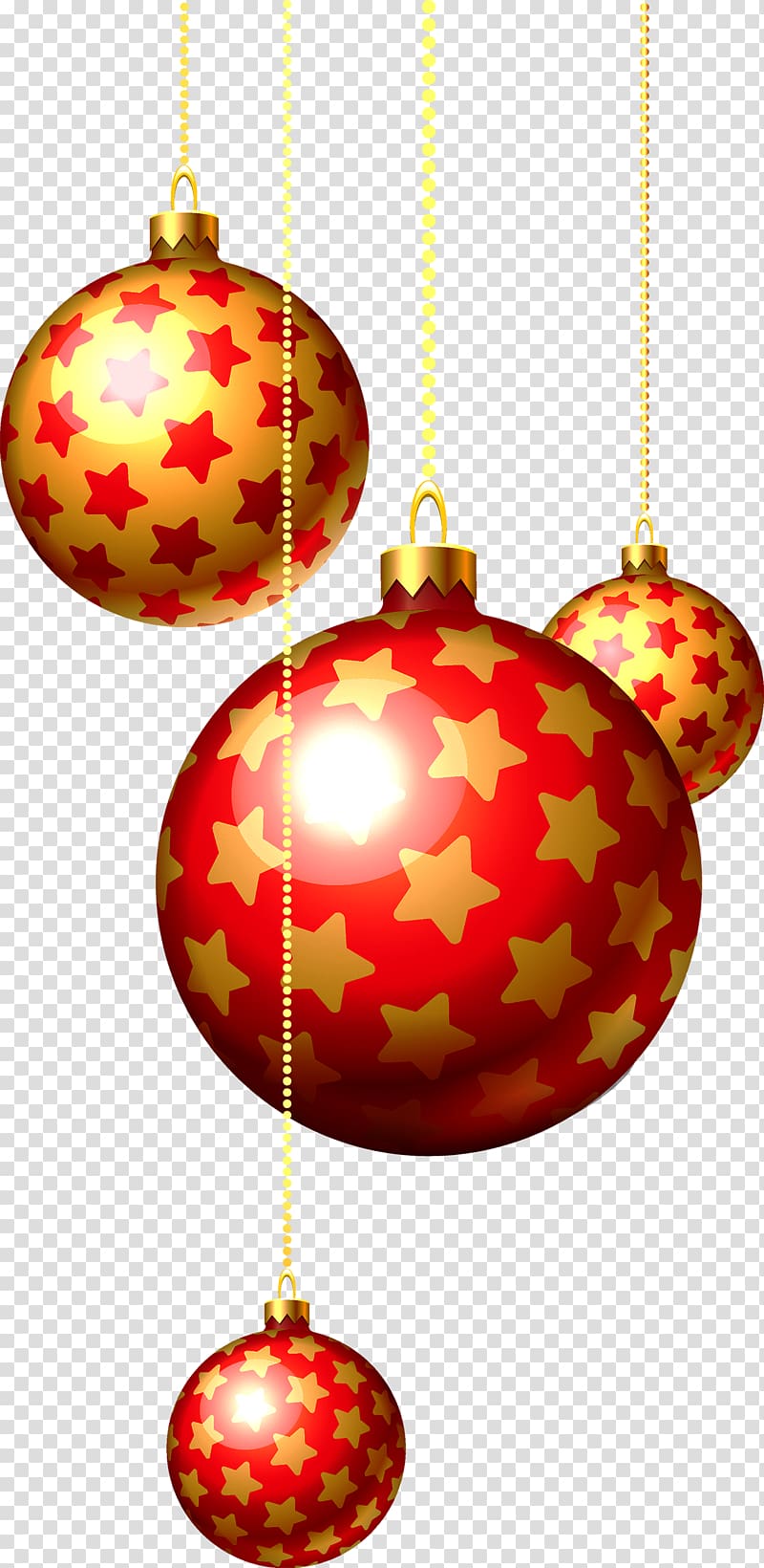 Christmas decoration Santa Claus Christmas ornament, Christmas balls transparent background PNG clipart