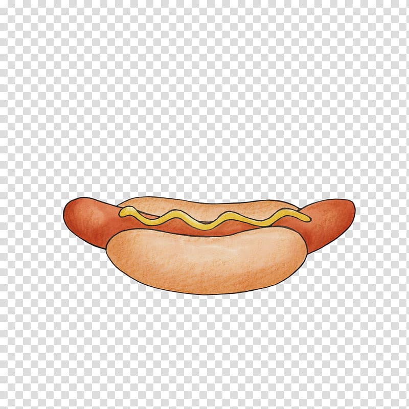 Hot dog Sausage Hamburger Breakfast Barbecue, hot dog transparent background PNG clipart