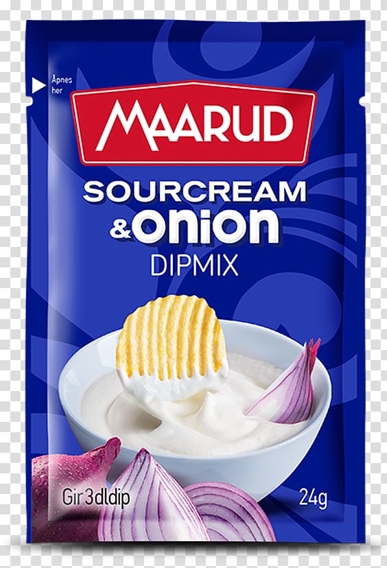 French onion dip Junk food Crème fraîche Dipping sauce Maarud, sour cream and onion transparent background PNG clipart