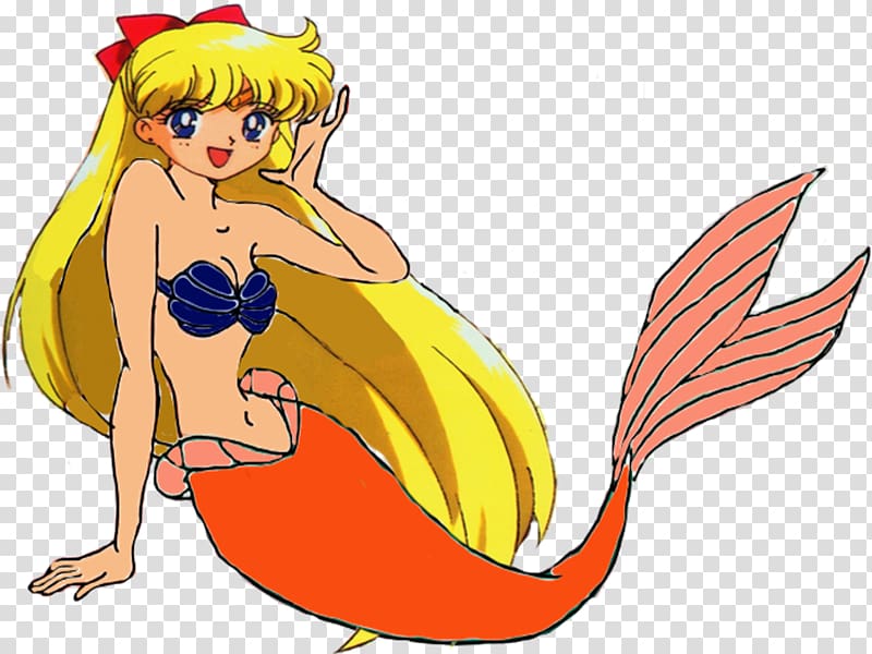 Mermaid Sailor Venus Ariel Amy Wong Tuxedo Mask, Mermaid transparent background PNG clipart