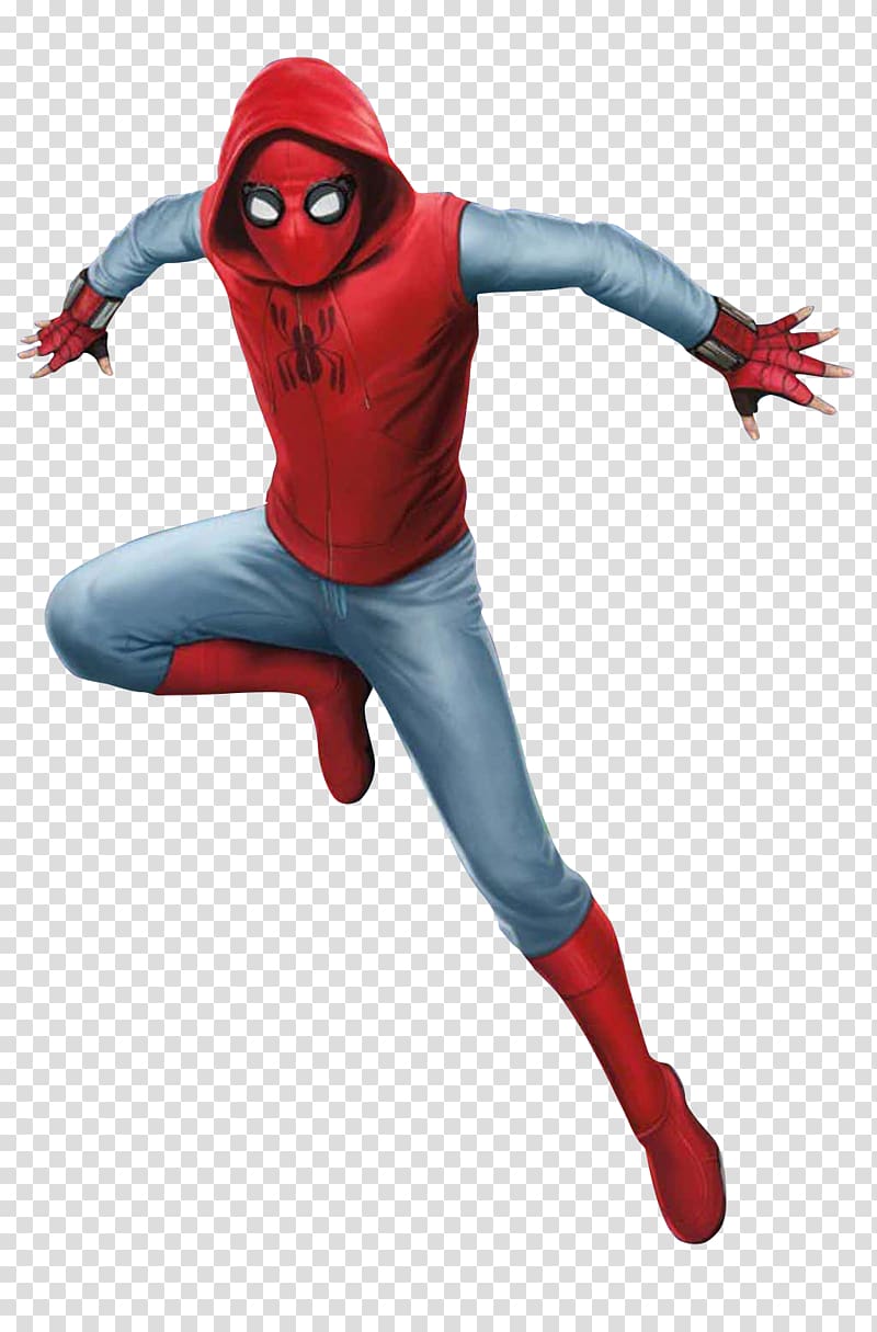 Spider-Man: Homecoming film series Hoodie Jacket Sweater, spider-man transparent background PNG clipart