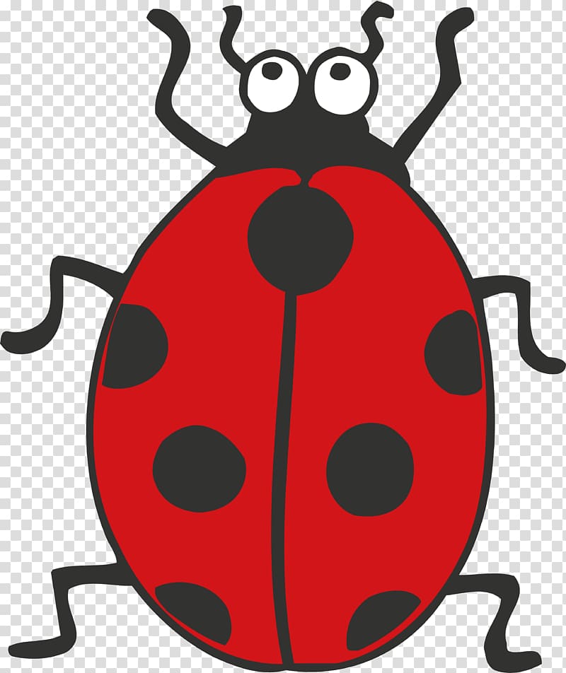 Ladybird Drawing Black and white Animation , insect transparent background PNG clipart