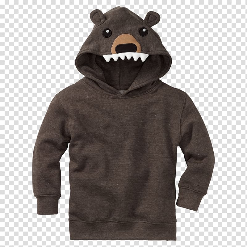 Hoodie Mammal Brown Snout, worn out transparent background PNG clipart
