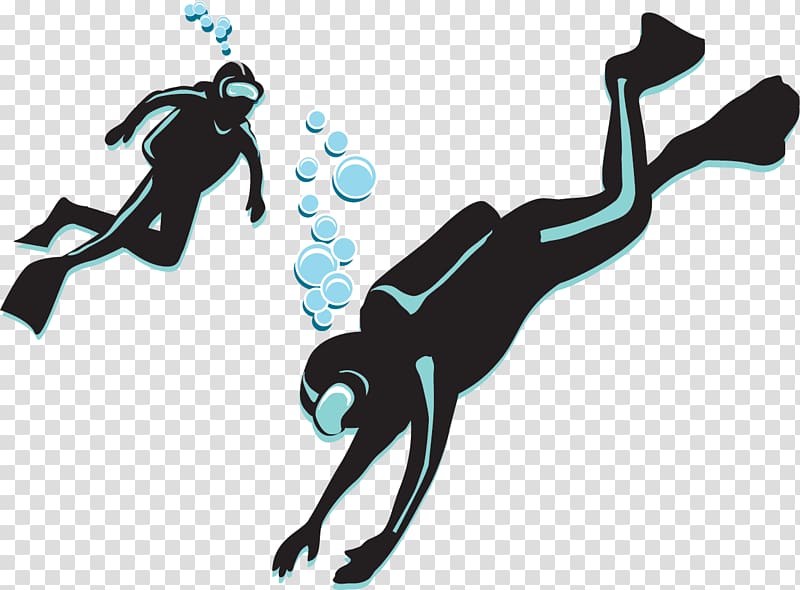 divers illustrations, Underwater diving Scuba diving Deep diving , Scuba transparent background PNG clipart
