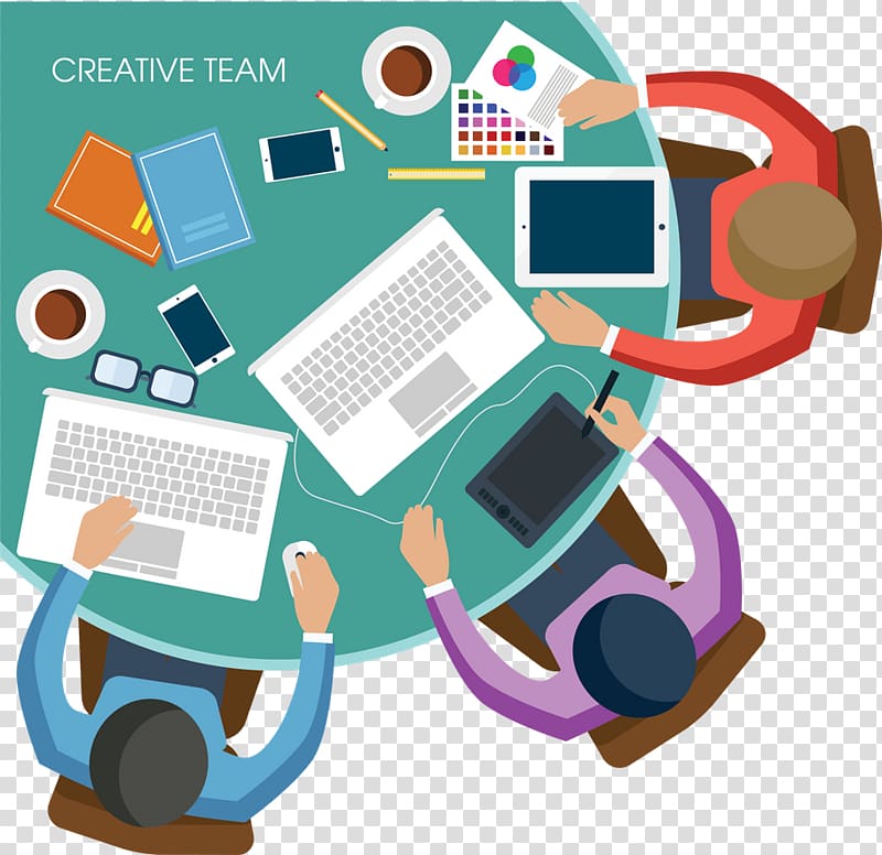 Web development Creativity Graphic design Business, entrepreneurial team transparent background PNG clipart