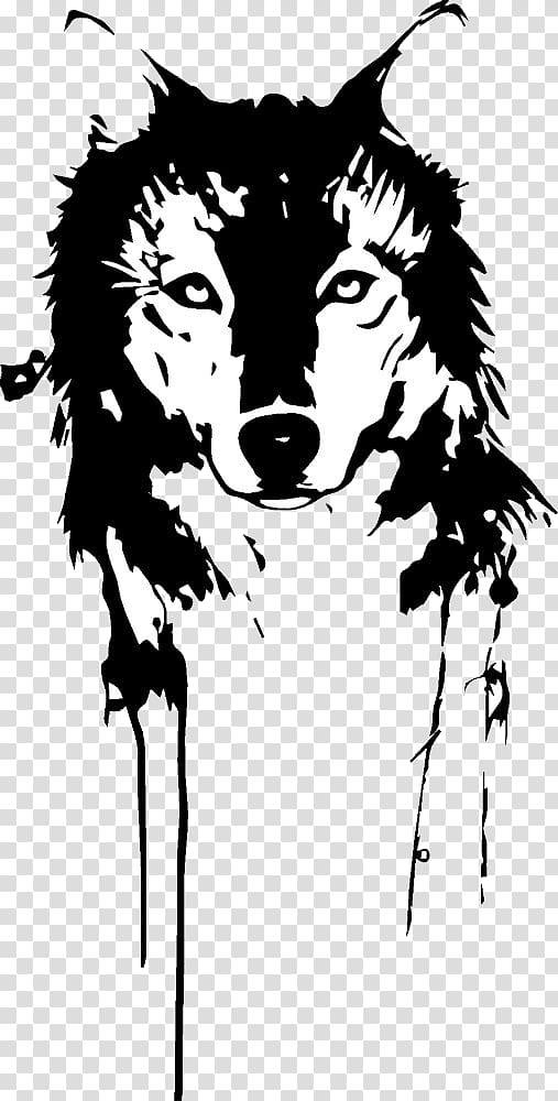 wolf , Gray wolf T-shirt Black wolf, Black wolf transparent background PNG clipart