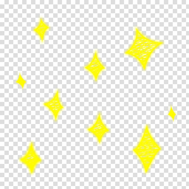 Line Point Angle Yellow Pattern, Blinking stars transparent background PNG clipart