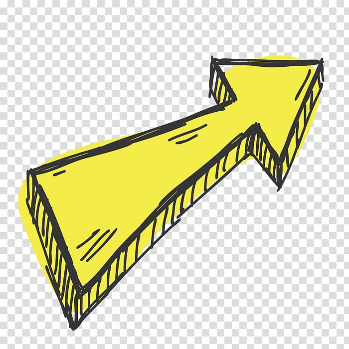 yellow and black arrow , Arrow Dialog box, Yellow arrow transparent background PNG clipart