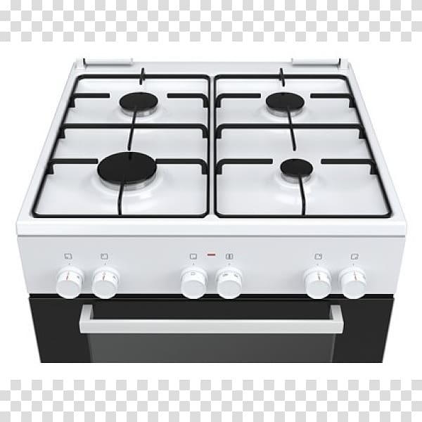 Cooking Ranges Bosch Serie 4 HGD72D120F Gas stove Bosch HGD745220 Polar White Gas-kombi-standherd 60cm, others transparent background PNG clipart