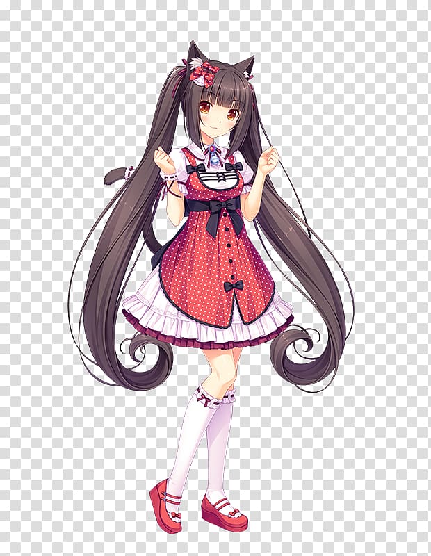 Nekopara Chocolate Catgirl Latte macchiato Takoyaki, light stand transparent background PNG clipart