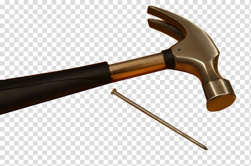 Claw hammer Nail Computer file, Hammer and nails transparent background PNG clipart