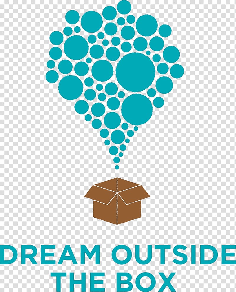 Dream Outside the Box Non-profit organisation Brand Logo Human behavior, think outside the box transparent background PNG clipart