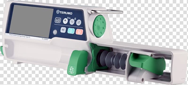 Terumo Corporation Syringe driver Infusion pump Medical device, syringe transparent background PNG clipart