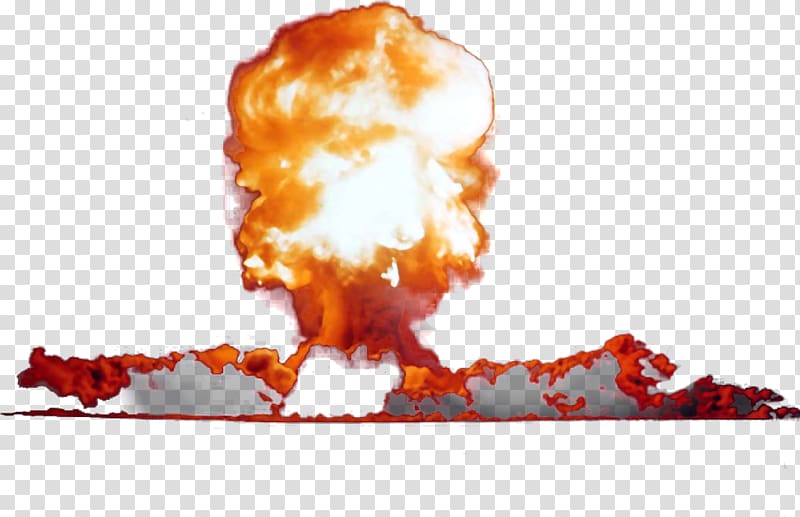 Nuclear weapon Nuclear explosion Nuclear power Mushroom cloud, explosion transparent background PNG clipart