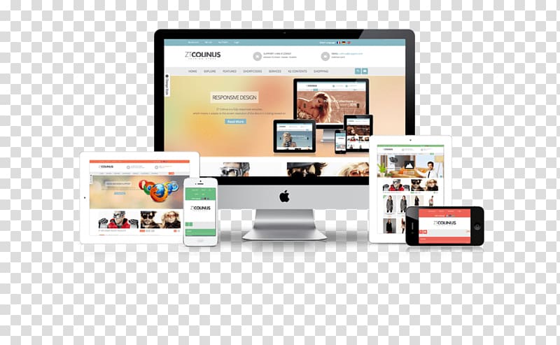 Web development Responsive web design, taobao promotional copy transparent background PNG clipart