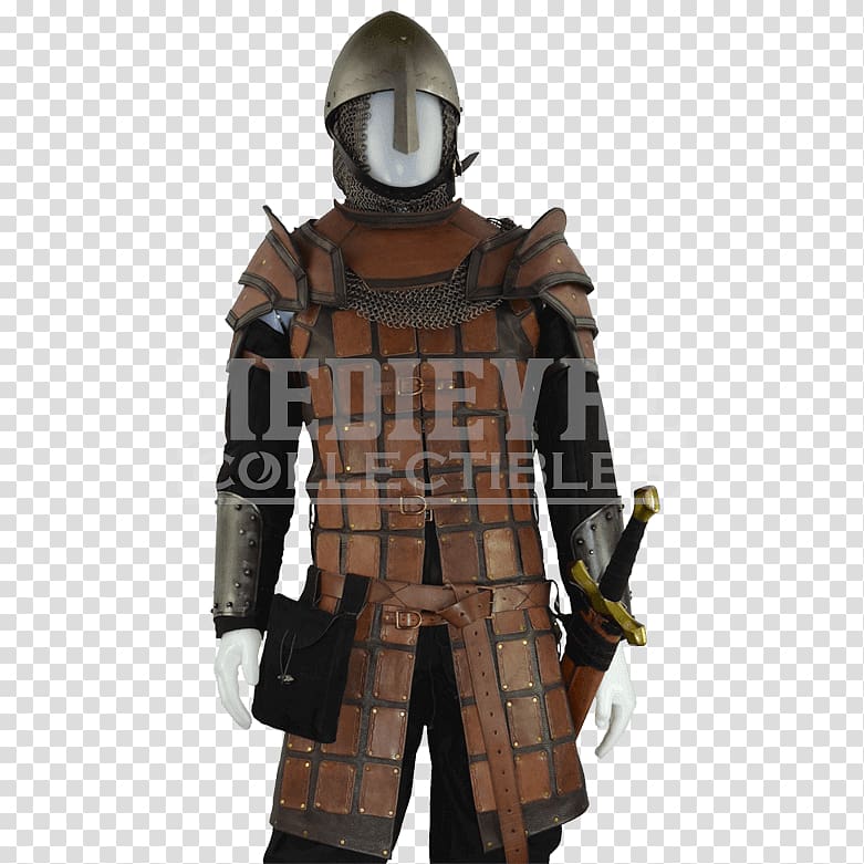 Armour Cuirass Brigandine Middle Ages Norman conquest of England, armour transparent background PNG clipart