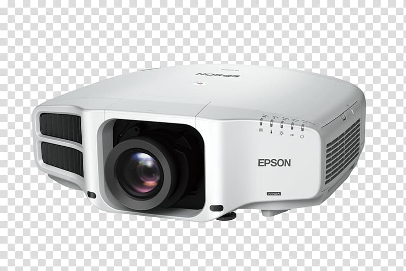 Multimedia Projectors 3LCD Epson PowerLite Pro G7100 XGA, Projector transparent background PNG clipart