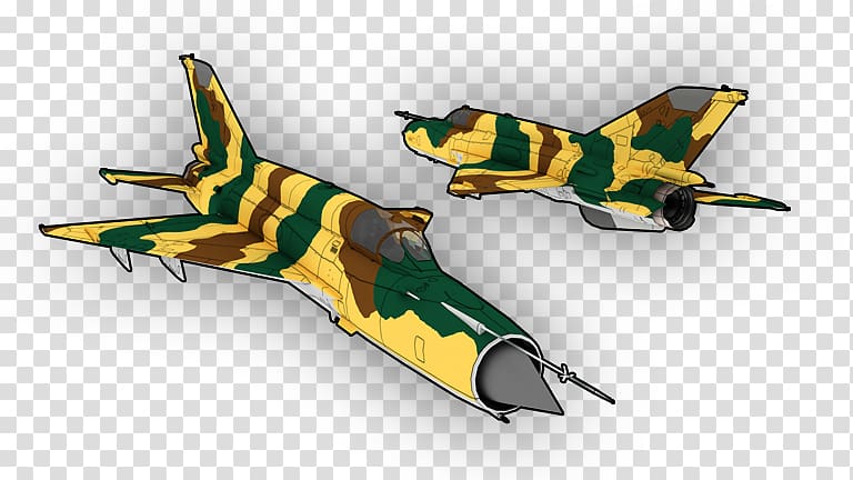 Military aircraft McDonnell Douglas F-15 Eagle Mikoyan-Gurevich MiG-21 Aviation, Mig 21 transparent background PNG clipart