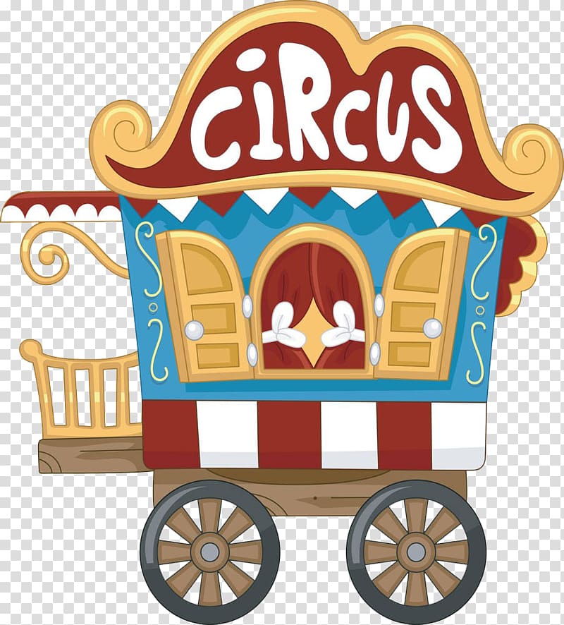 Circus train , Cartoon car transparent background PNG clipart
