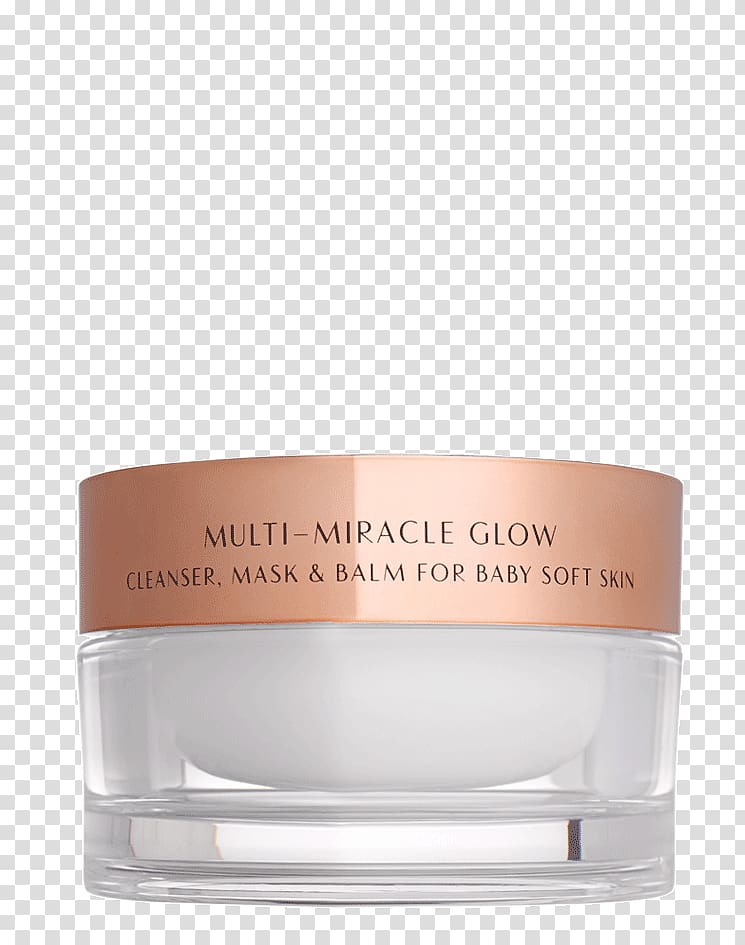 Charlotte Tilbury Multi-Miracle Glow Cleanser, Mask, & Balm Cosmetics Lip balm Make-up artist, silky skin transparent background PNG clipart