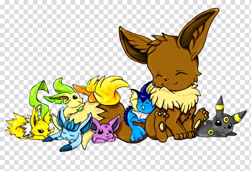 Eevee Pikachu Umbreon Espeon Pokémon, pikachu transparent ...