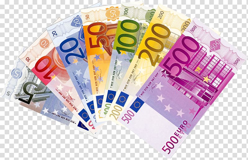 fan of EURO banknote , Euro banknotes Euro banknotes Currency 20 euro note, money transparent background PNG clipart