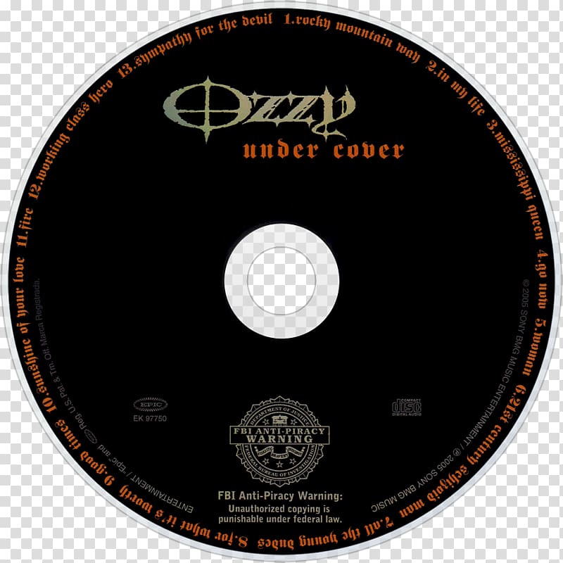 Compact disc Under Cover Audio Holy orders Dipartimento di Scienze Politiche dell\'Università degli Studi di Genova, Ozzy Osbourne transparent background PNG clipart