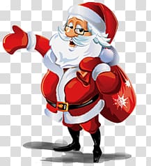 santa claus transparent background PNG clipart