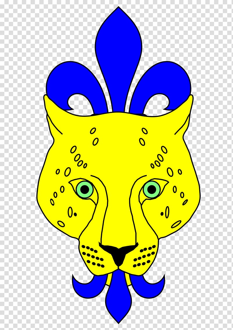 Jessant-de-lys Leopard Fleur-de-lis Charge Heraldry, leopard transparent background PNG clipart