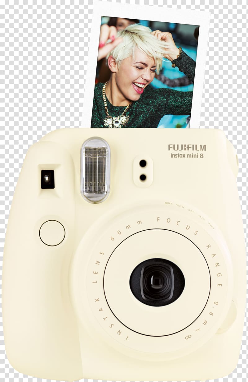 Instant camera Fujifilm instax mini 8 graphic film, Camera transparent background PNG clipart