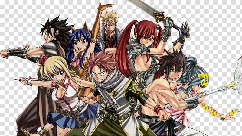 Natsu Dragneel Fairy Tail Juvia Lockser Erza Scarlet Elfman Strauss, fairy tail transparent background PNG clipart