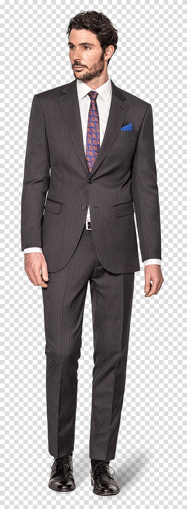 Suit JoS. A. Bank Clothiers Clothing Jacket T. M. Lewin, Striped Suit transparent background PNG clipart