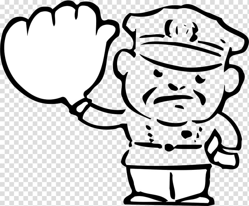 Traffic police , middle finger transparent background PNG clipart