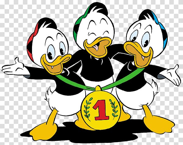 Huey, Dewey and Louie Donald Duck Daisy Duck Mickey Mouse Scrooge McDuck, donald duck transparent background PNG clipart