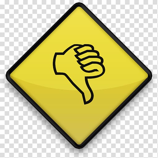 Thumb signal Symbol Computer Icons , Thumbs Down transparent background PNG clipart