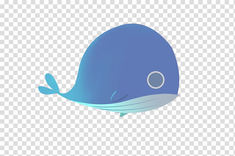 Whale Marine mammal Blue, Cute little whale transparent background PNG clipart