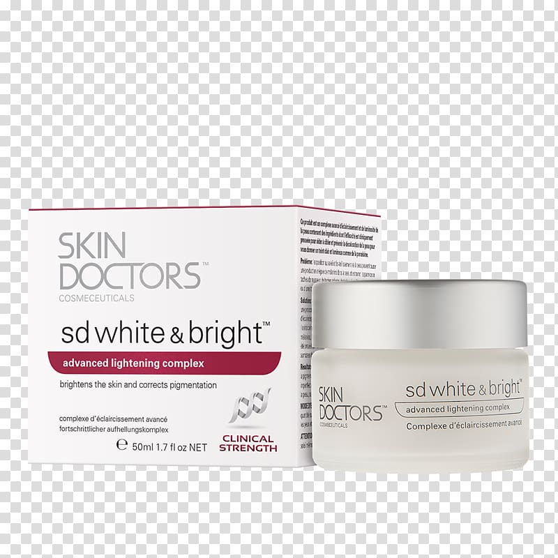 Cream Lotion Skin Doctors SD White & Bright Skin whitening Cosmetics, unwanted prevention transparent background PNG clipart