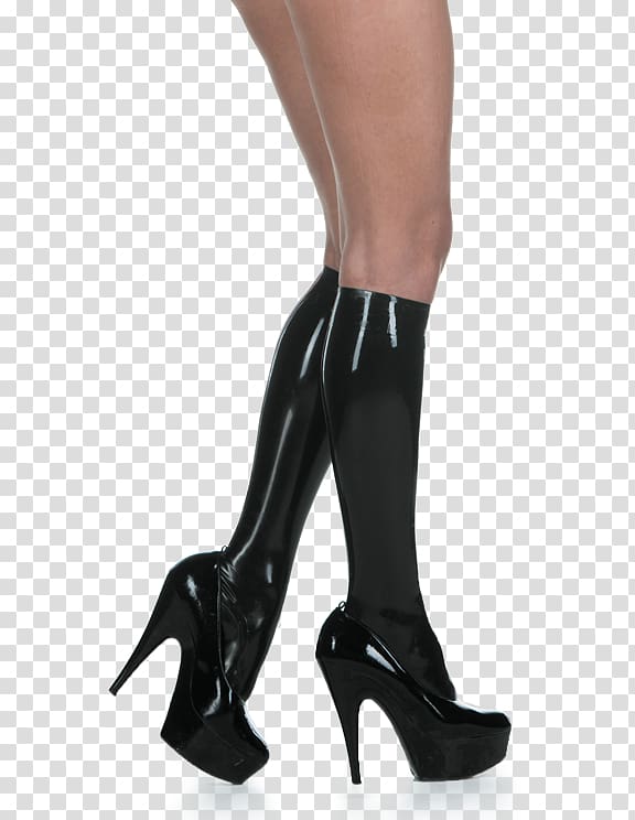 Riding boot Thigh High-heeled shoe Calf, woman ings transparent background PNG clipart
