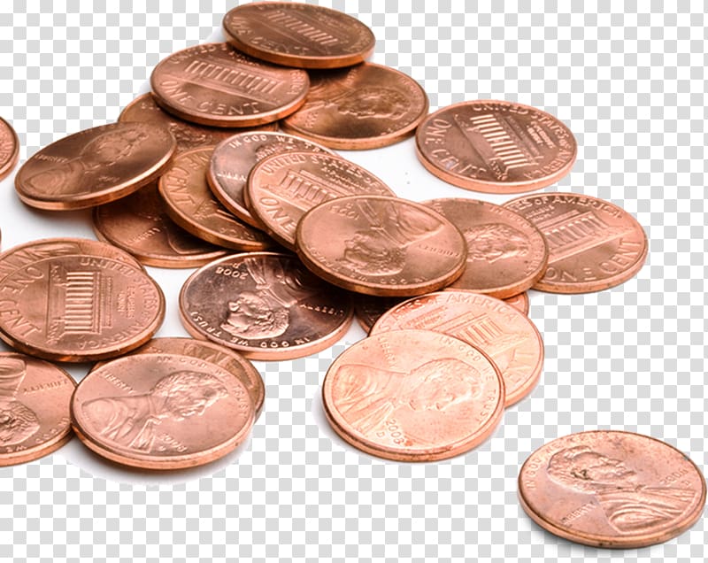 Coin Penny Money, Coin transparent background PNG clipart