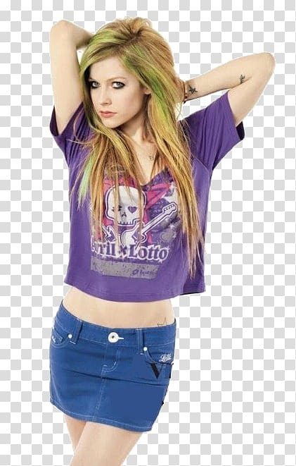 Avril Lavigne Fashion Alternative model, avril lavigne transparent background PNG clipart