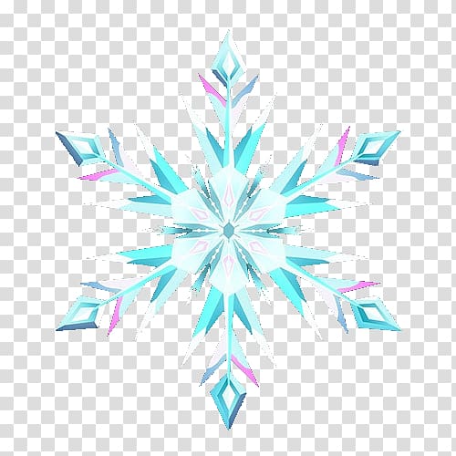 gray and pink snowflake illustration, Elsa Kristoff The Snow Queen Anna Olaf, snow flake transparent background PNG clipart